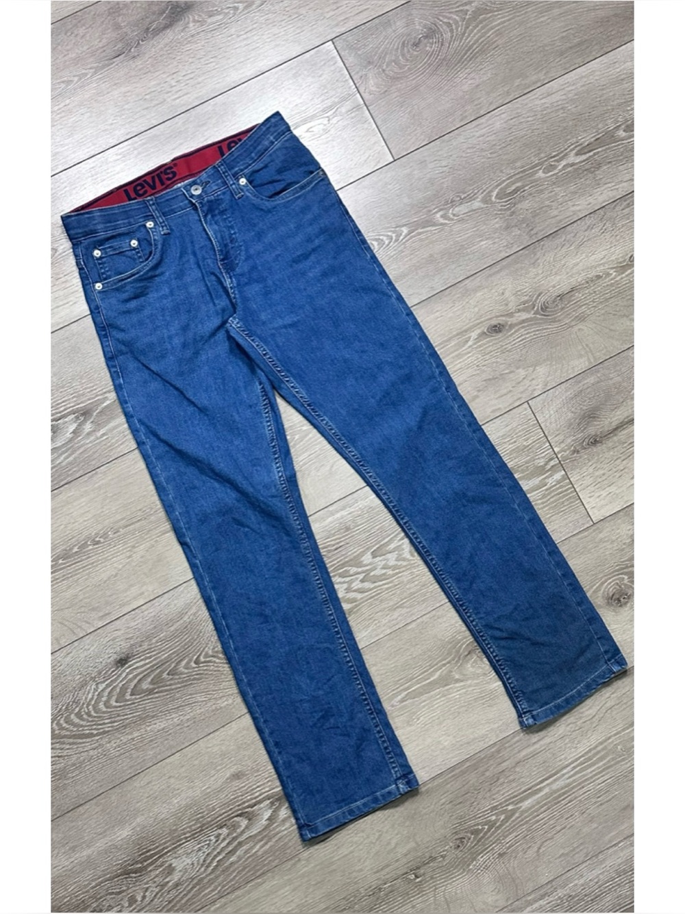 Levi’s Boys 511 Slim Flex Stretch Medium Wash Straight Leg Jeans